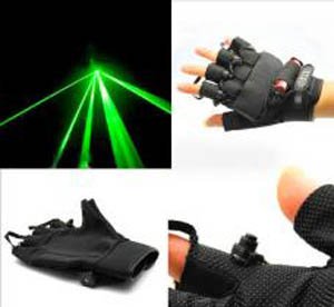 Gants Laser Vert de protection pour les quatre lasers