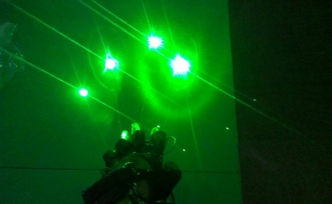 Acheter Gants Laser Vert Pour DJ