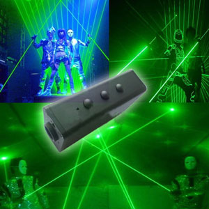 2 tête portable sabre laser vert