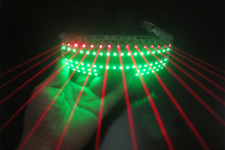 LED clignotant verres