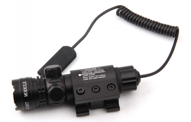 laser vert pistolet