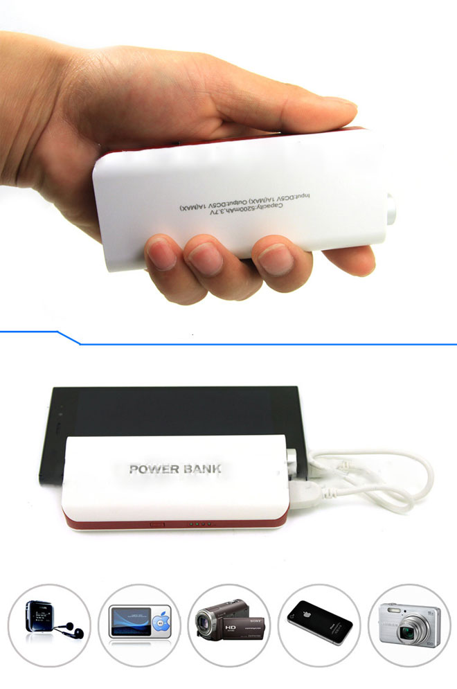 power bank et pointeur laser