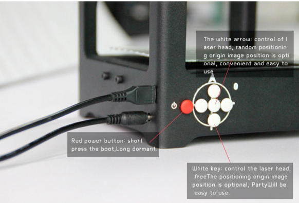 Mini laser machine graveure 1000 mW
