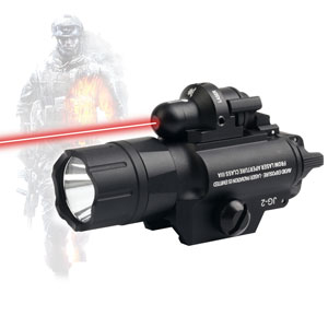 lampe de poche et viseur laser rouge