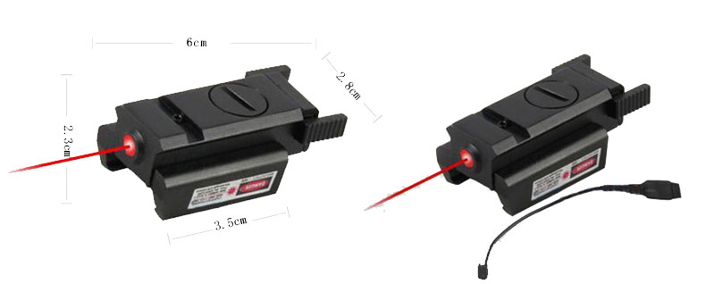 petit viseur laser rouge 1mW