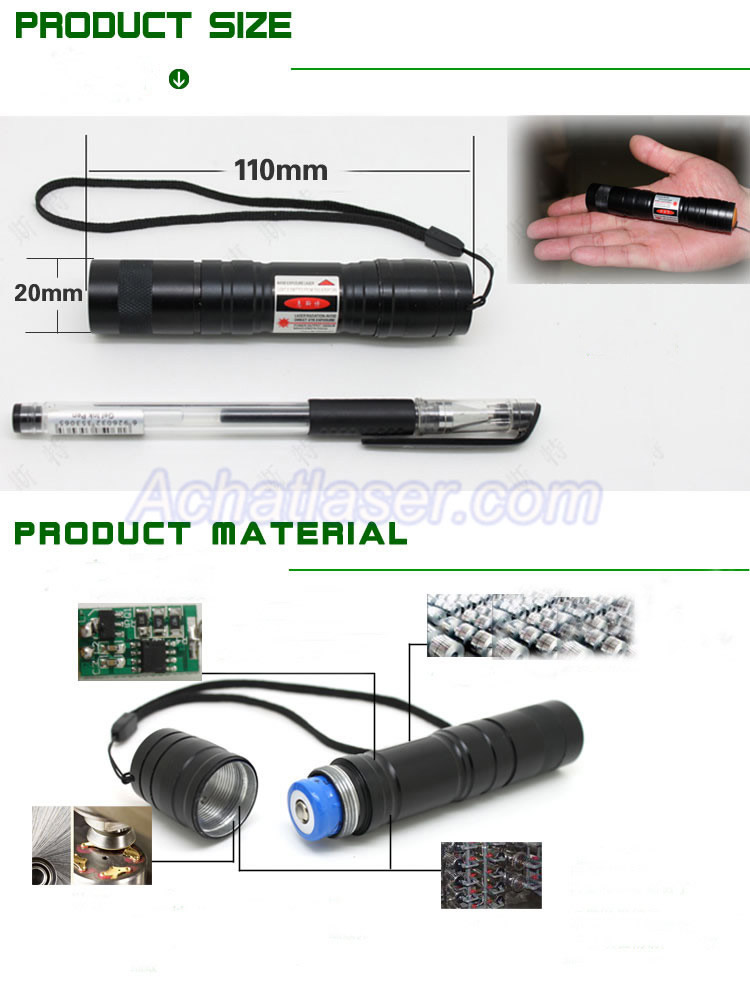 500mW Pointeur Laser vert