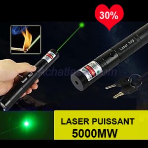 Puissant pointeur laser vert - 303 Torche laser verte haute