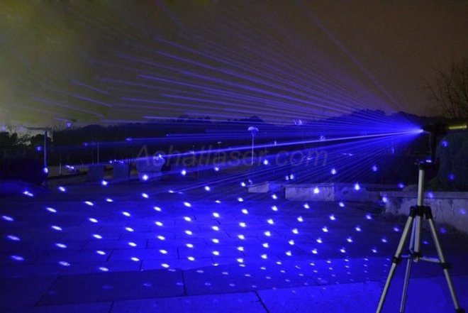 Laser bleu 1000mw avec motif