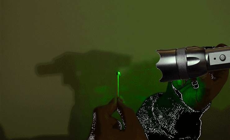 laser vert 50mw avec clé de sécurité 