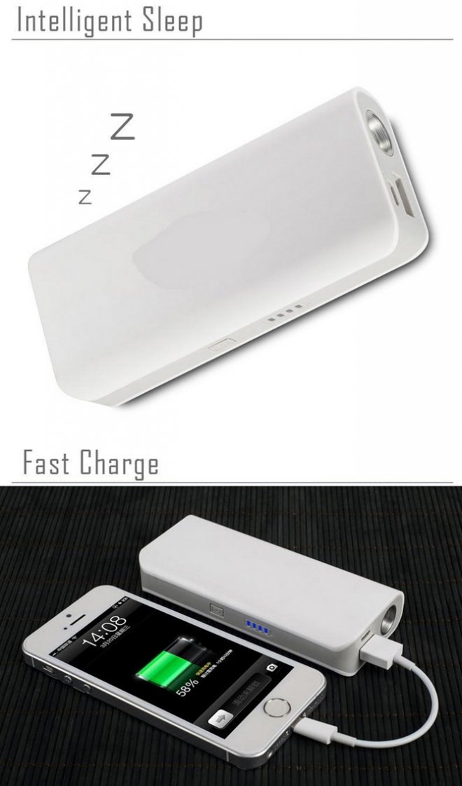 power bank et pointeur laser