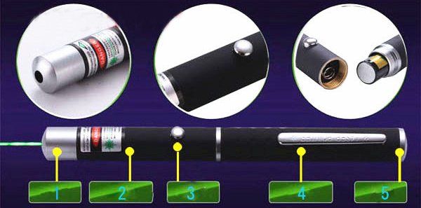 stylo laser vert 10mW pas cher