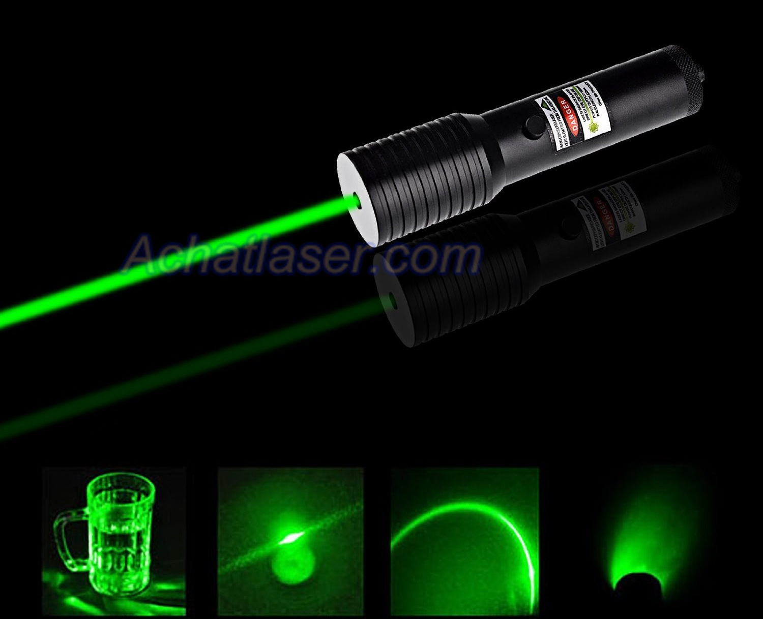 lampe torche Laser 100mw vert