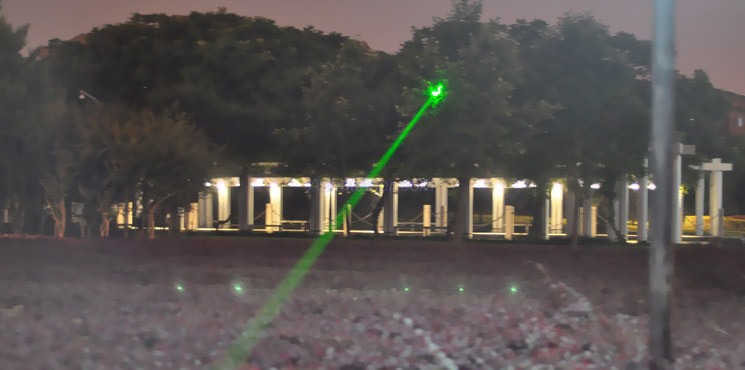 faisceau du laser vert 100mw