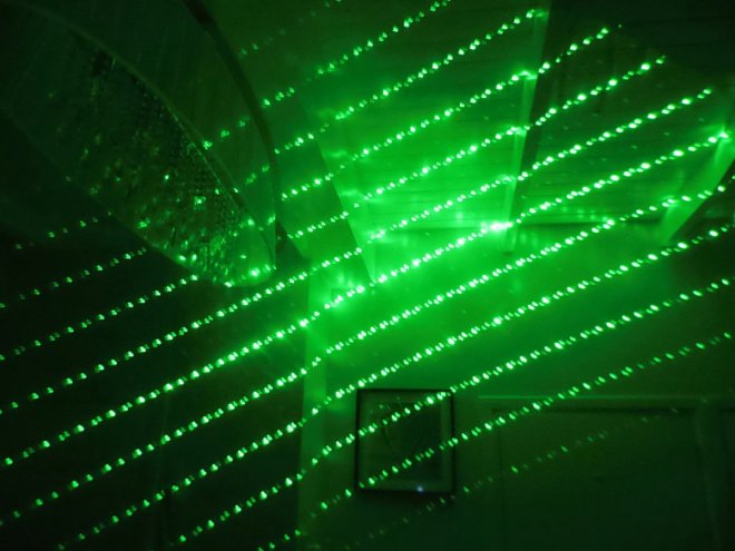 532nm 100mw pointeur laser vert avec faisceau d'étoile