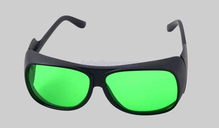 lunettes de sécurité du laser vert