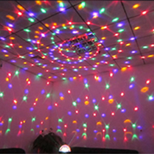 Lumières laser colorées
