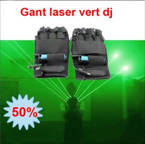 Gants Laser Vert