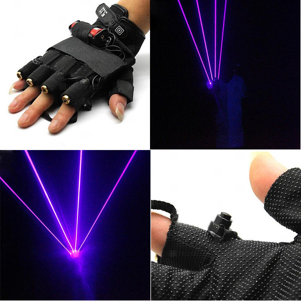 Gants Laser bleu pas cher