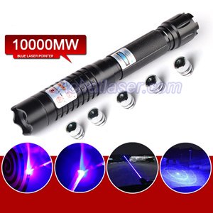 laser bleu 10W brûlant