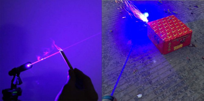 Laser bleu 10W 