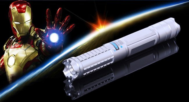 pointeur laser bleu