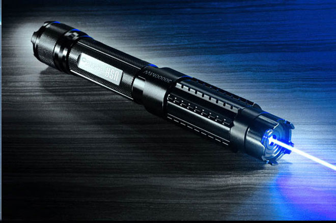 Pointeur laser bleu super puissant 10000mW classe 4