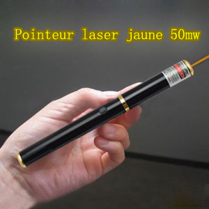 Pointeur laser jaune 50mw