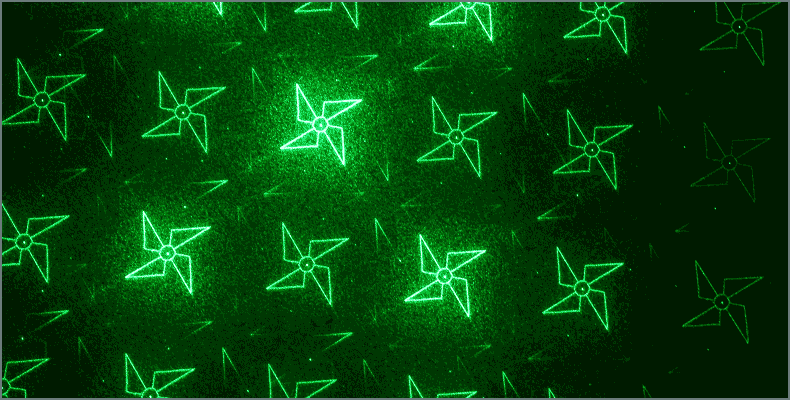 Laser vert puissant