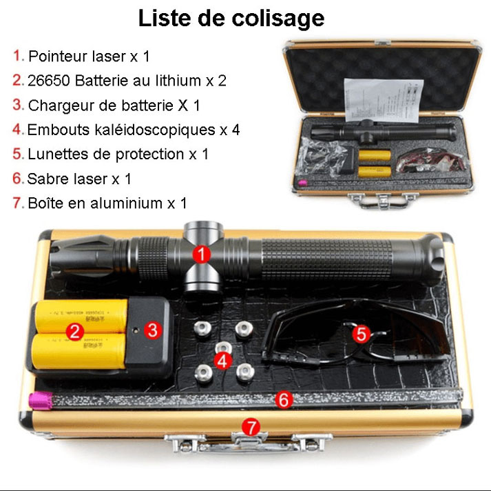 pointeur laser avec sabre laser kit