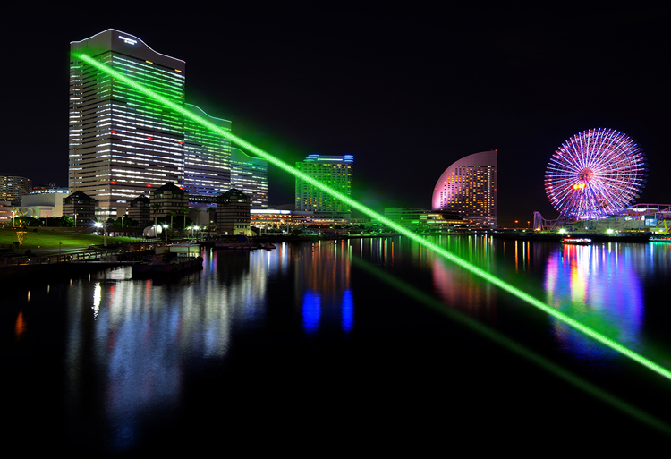 Rétractable focus laser pointeur vert