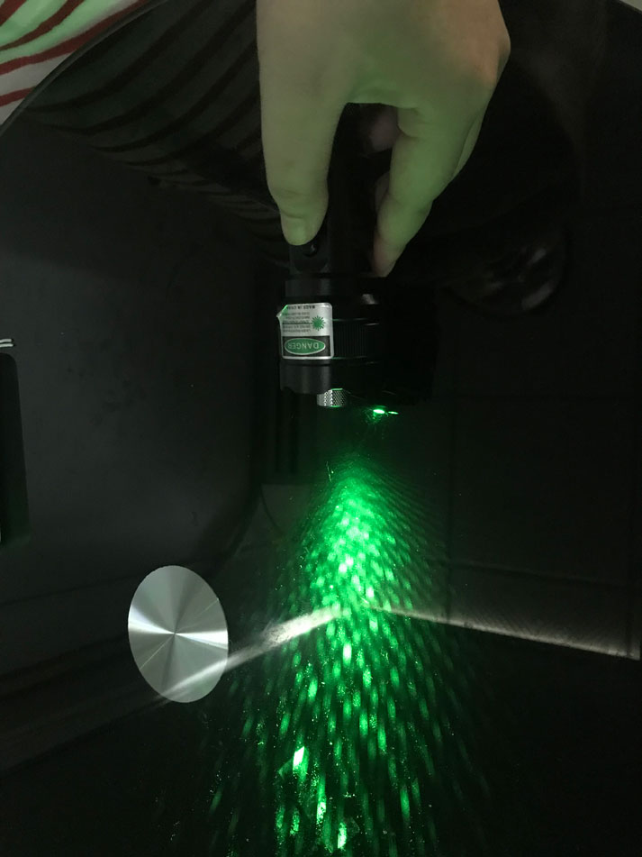 lampe laser vert