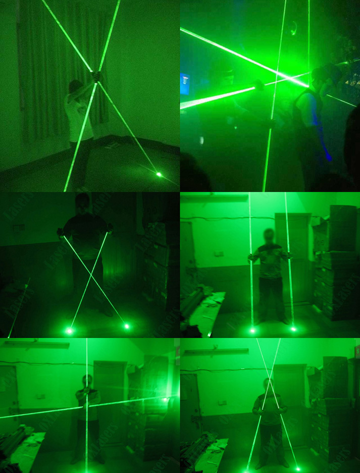 pointeur laser double faisceau