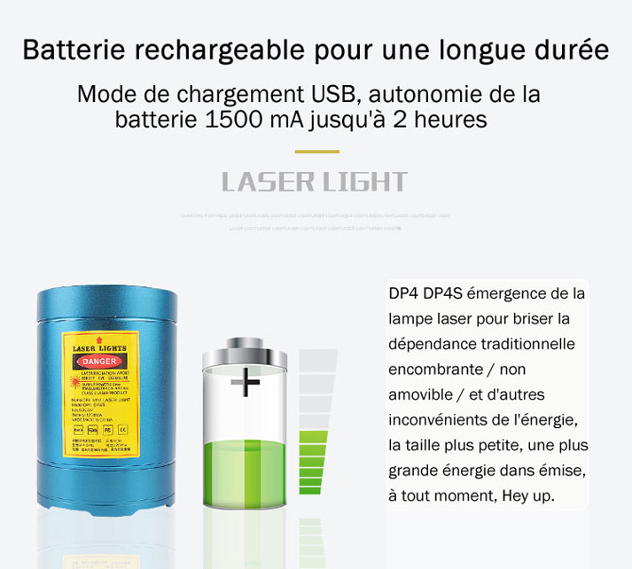 lampe laser rechargeable