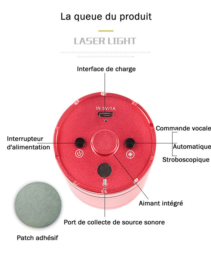 lampe laser portable