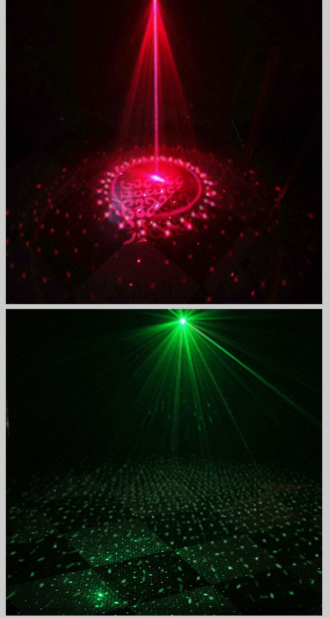DP4S lampe laser rouge et vert