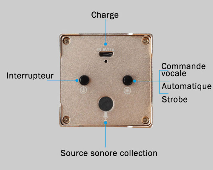 DP4S mini lampe de scène laser