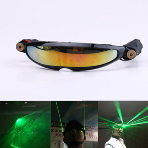 DJ lunettes laser rouge avoir trois modes disponibles