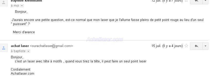 Avis sur Achatlaser.com