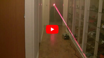 Démo vidéo de pointeur laser rouge de haute qualité