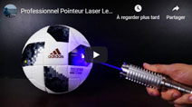 Vidéo de professionnel pointeur laser le plus puissant du monde 60000mW