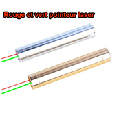  pointeur lazer rouge et vert 200mw