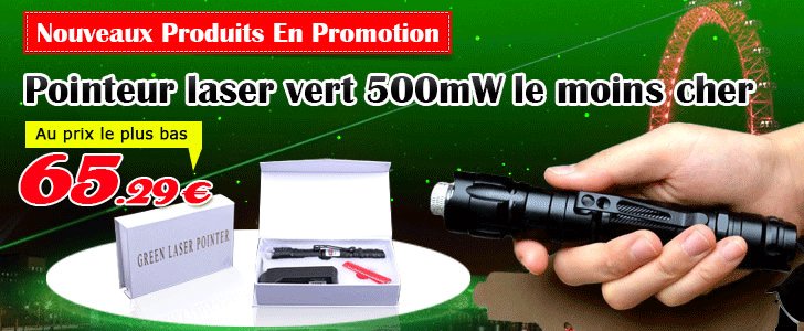 Acheter Pointeur Laser Puissant de Prix 200 Euros-300 Euros