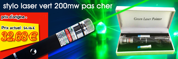 laser vert 200mw pas cher