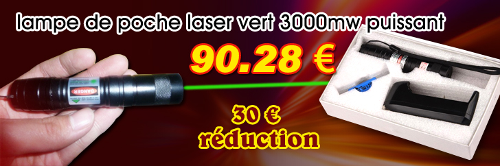 lampe de poche laser vert 3000mw
